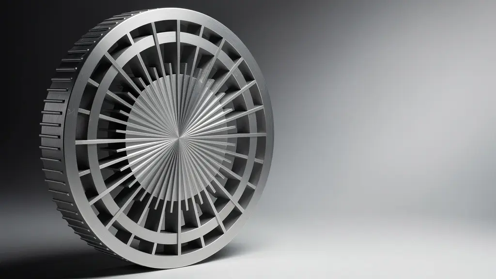 Scientific resolution test chart showing line pairs and detail retention differences