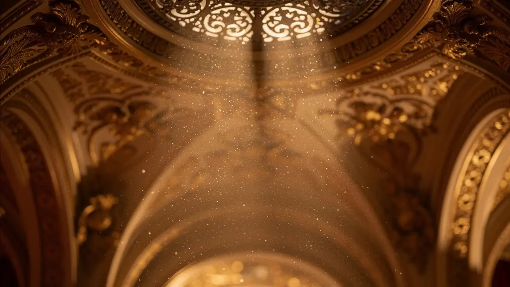 Close-up of ornate Victorian ceiling ventilation grilles showing original airflow design